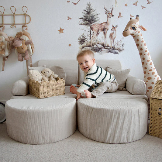 MeowBaby Spielsofa Mini Max Cord Premium - Slim Cord Edition