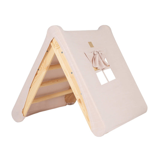 MeowBaby Haus mit faltbarer Kinderleiter 60x61 cm