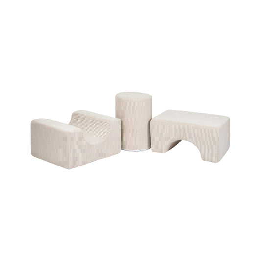 MeowBaby Shape Set Ästhetik Cord 3-Elemente - Classic Cord Edition