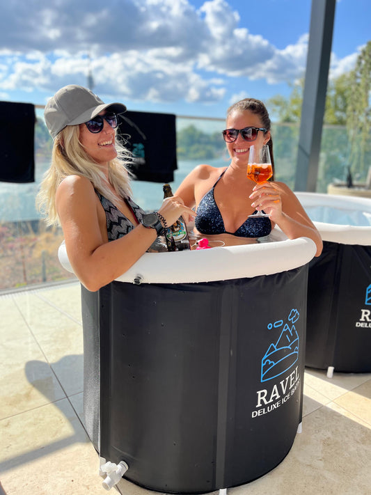 RAVEL Deluxe Eisbad XL inkl. professioneller Wasserpflege (MD Water Clean)