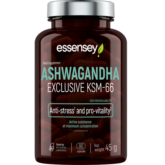 Essensey® ASHWAGANDHA EXCLUSIVE KSM-66 (90 Kapseln)