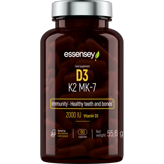Essensey® VITAMIN D3 + K2 MK-7 (90 Kapseln)