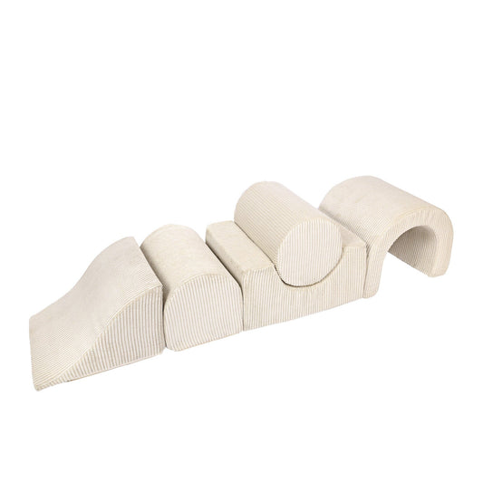 MeowBaby Schaumspielset Ästhetik Cord 5 Elemente - Classic Cord Edition
