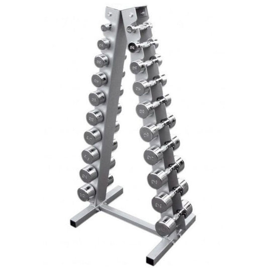 Chrom- und Hex-Hantel Pyramide (ohne Chrom- oder Hex-Kurzhanteln)