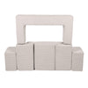 MeowBaby Spielsofa Bricks Ästhetik, 100 Bälle - eigene Farbauswahl