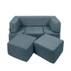 MeowBaby Spielsofa Bricks Ästhetik, 100 Bälle - eigene Farbauswahl