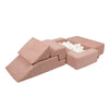 MeowBaby Spielsofa Bricks Ästhetik, 100 Bälle - eigene Farbauswahl