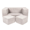 MeowBaby Spielsofa Ästhetik Cord Cube - Classic Cord Edition