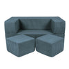 MeowBaby Spielsofa Ästhetik Cord Cube - Classic Cord Edition