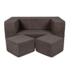MeowBaby Spielsofa Ästhetik Cord Cube - Classic Cord Edition
