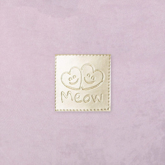 MeowBaby Überzug für Bällebad 90x40cm, Velvet, Pastellrosa
