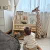 MeowBaby 2-in-1 Montessori-Bücherregal Cloudy