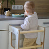 MeowBaby Montessori Küchenhelfer/Lernturm Solid