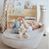 MeowBaby Kindersessel Bearly Bären-Sitzsack - Soft Teddy Edition
