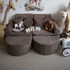 MeowBaby Spielsofa Ästhetik Cord Mini Max - Classic Cord Edition