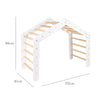 MeowBaby großes Kletterdreieck 112x61x94 cm Pikler für Kinder Montessori