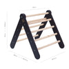 MeowBaby großes Kletterdreieck 112x61x94 cm Pikler für Kinder Montessori