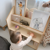 MeowBaby 2-in-1 Montessori-Bücherregal Cloudy
