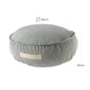 MeowBaby Sitzpouf für Kinder, Rund, Premium Cord - Slim Cord Edition