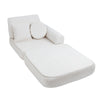 MeowBaby Spielsofa Mini Max Premium Bouclé - cremé/weiss