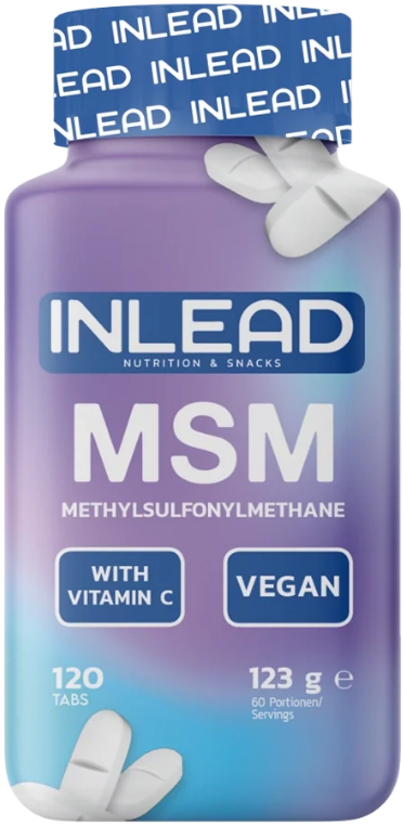 MSM + Vitamin C (120 Caps), Inlead Nutrition