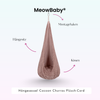 MeowBaby Hängesessel Cocoon Churros Plüsch-Cord