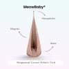 MeowBaby Hängesessel Cocoon Ästhetik Cord - Classic Cord Edition