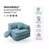 Meowbaby Kindersessel 3‑in‑1 Ästhetik Cord - Faltbare Kindercouch & Spielmatratze - Classic Cord Edition