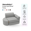 Meowbaby Kindersessel 3‑in‑1 Outzy - Faltbare Kindercouch & Spielmatratze - Outdoor Living Edition