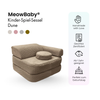 Meowbaby Kindersessel 3‑in‑1 Dune - Faltbare Kindercouch & Spielmatratze