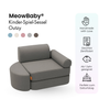 Meowbaby Kindersessel 3‑in‑1 Outzy - Faltbare Kindercouch & Spielmatratze - Outdoor Living Edition