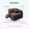Meowbaby Kindersessel 3‑in‑1 Ästhetik Cord - Faltbare Kindercouch & Spielmatratze - Classic Cord Edition