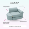 Meowbaby Kindersessel 3‑in‑1 Outzy - Faltbare Kindercouch & Spielmatratze - Outdoor Living Edition