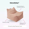 MeowBaby Kindersessel eckig - Slim Cord Edition