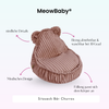 MeowBaby Kindersessel Bären-Sitzsack Churros - Plüsch-Cord Edition