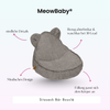 MeowBaby Kindersessel Bären-Sitzsack - Premium Bouclé