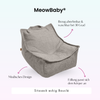 MeowBaby Kindersessel eckig - Premium Bouclé