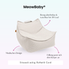 MeowBaby Kindersessel Ästhetik Cord eckig - Classic Cord Edition