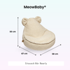 MeowBaby Kindersessel Bearly Bären-Sitzsack - Soft Teddy Edition