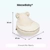 MeowBaby Kindersessel Bearly Bären-Sitzsack - Soft Teddy Edition