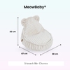 MeowBaby Kindersessel Bären-Sitzsack Churros - Plüsch-Cord Edition
