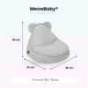 MeowBaby Outdoor Kinder-Sitzsack Outzy Bär - Outdoor Living Edition