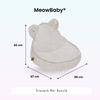 MeowBaby Kindersessel Bären-Sitzsack - Premium Bouclé