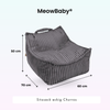 MeowBaby Kinder-Sitzsack Churros eckig