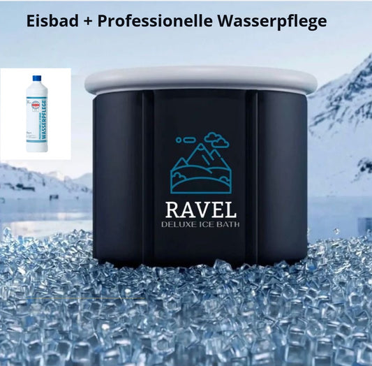 RAVEL Deluxe Eisbad XL inkl. professioneller Wasserpflege (MD Water Clean)