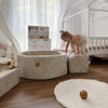 MeowBaby Schaumspielset Ästhetik Cord mit Bällebad, 200 Bälle - eigene Farbauswahl