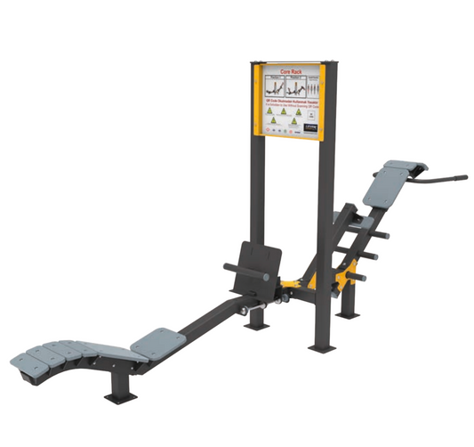 Power Outdoor Core- & Back Extension / Bauch- & Rückenstrecker-Maschine