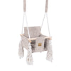 MeowBaby Babyschaukel Ästhetik Cord im Quadrat-Design - Classic Cord Edition
