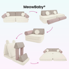 MeowBaby Spielsofa Ästhetik Cord Cookie Dream - Classic Cord Edition
