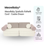 MeowBaby Spielsofa Ästhetik Cord Cookie Dream - Classic Cord Edition